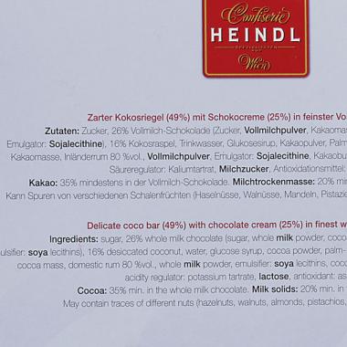 Heindl Habari Coco: Die Süßigkeit enthält 80 %vol. Rum.  (Bild: U. Romstofer/VKI)